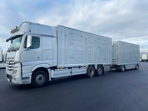 MERCEDES ACTROS + PEZZAIOLI - 3 étages - 2 compartiments - 2015