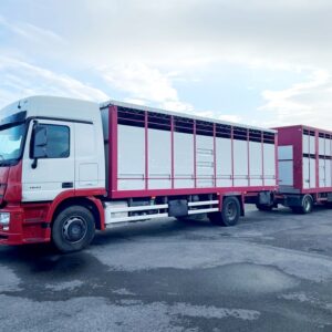 MERCEDES ACTROS 1841 + GENERAL TRAILERS - Bétaillère - 2010 + 2004