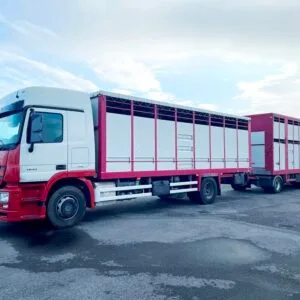 MERCEDES ACTROS 1841 + GENERAL TRAILERS - Bétaillère - 2010 + 2004