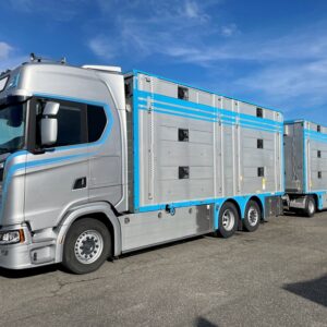 SCANIA S660 + PEZZAIOLI - 3 étages - 2 compartiments - 2023