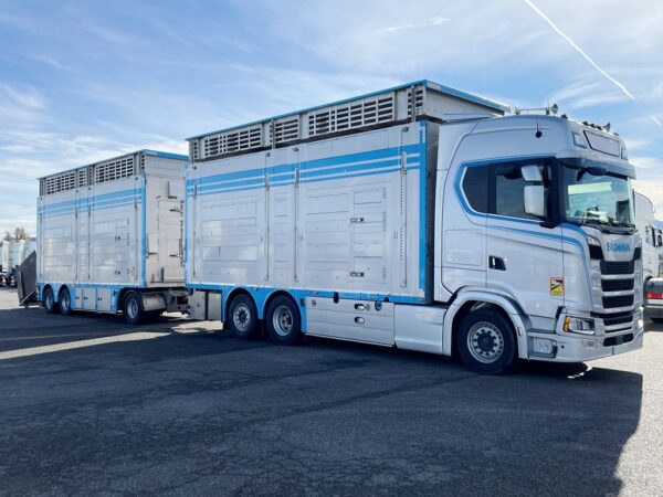SCANIA S660 + PEZZAIOLI - 3 étages - 2 compartiments - 2023 – Image 2