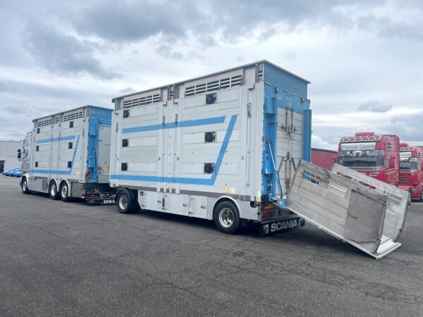 SCANIA R580 + PEZZAIOLI - 3 étages - 2 compartiments - 2015 – Image 4