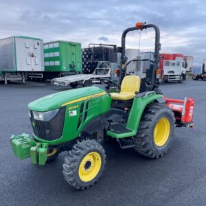 Micro Tracteur JOHN DEERE 3038E + Roto Cultivateur MURATORI - 12/2018