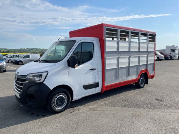 RENAULT MASTER DCI 145CH - 2021 - caisse bétaillère alu 2 étages neuve