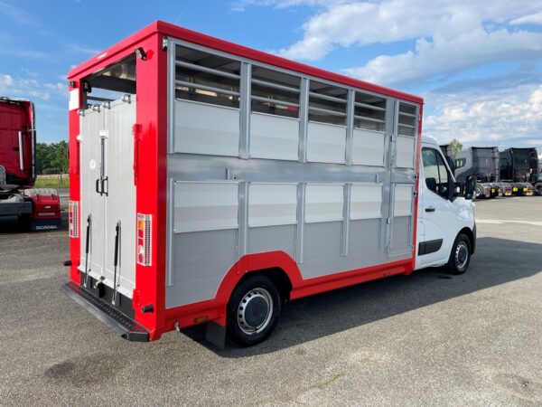 RENAULT MASTER DCI 145CH - 2021 - caisse bétaillère alu 2 étages neuve – Image 3