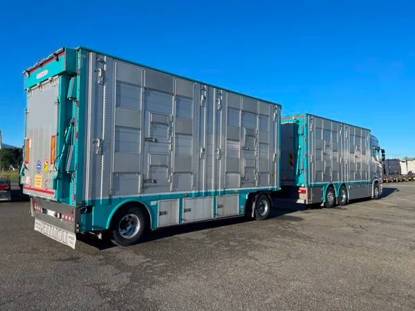 SCANIA S540 + PEZZAIOLI - 3 étages 2 compartiments - 2022 - immagine 3