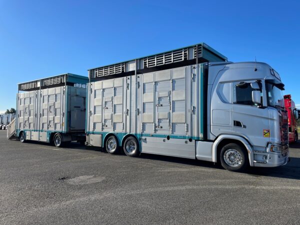 SCANIA S540 + PEZZAIOLI - 3 étages 2 compartiments - 2022 – Bild 2
