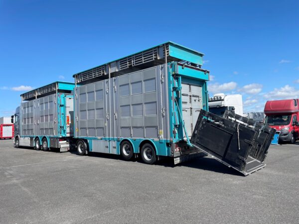 SCANIA S590 + PEZZAIOLI - 3 étages 2 compartiments - 2022 - Imagen 4