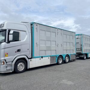SCANIA S590 + PEZZAIOLI - 3 étages 2 compartiments - 2022