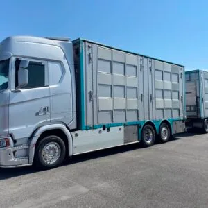 SCANIA S540 + PEZZAIOLI - 3 étages - 2 compartiments - 2022